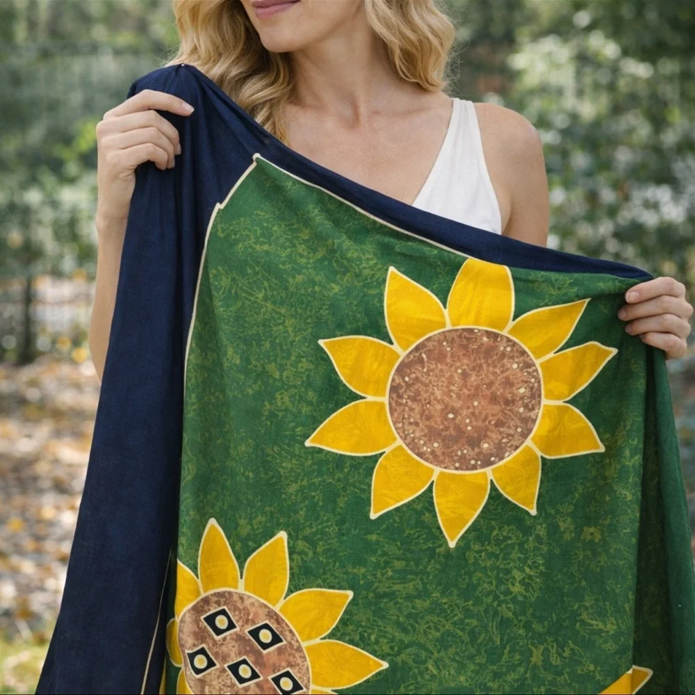 Sunflower Scarf Wrap
